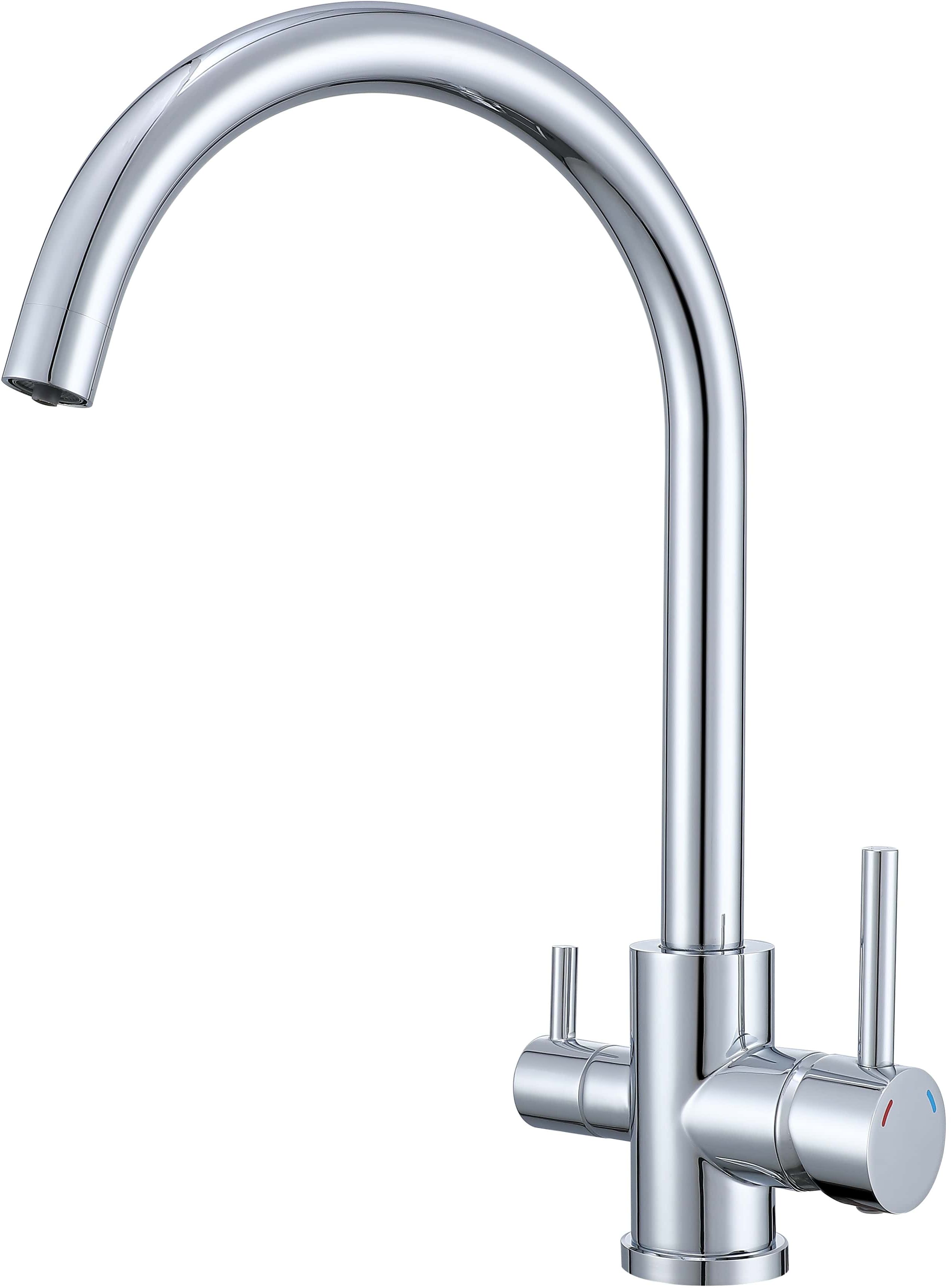 Bateria kuchenna stojąca RUVETTI ANTILIA z możliwością podłączenia do filtra wody chrom