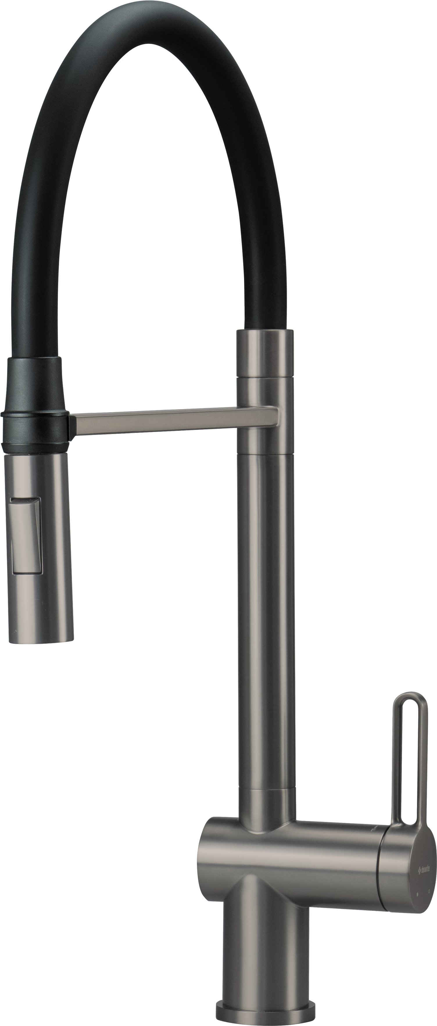 Bateria kuchenna Deante MAGNETIC titanium z elastyczną wylewką