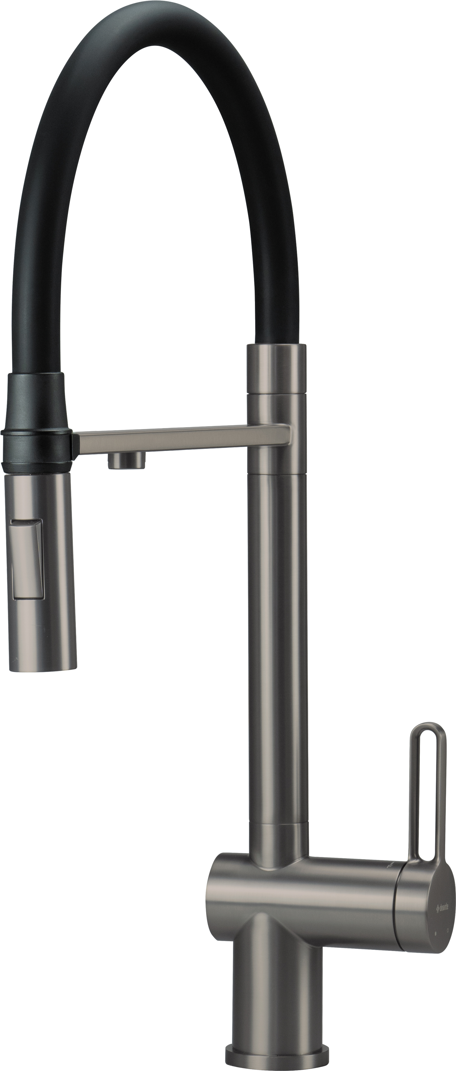 Bateria kuchenna Deante MAGNETIC titanium z elastyczną wylewką