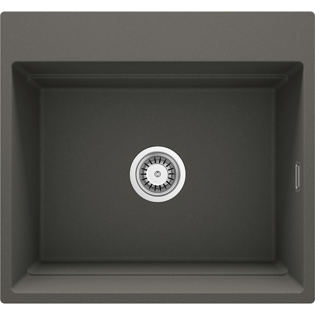 Deante Magnetic zlewozmywak granitowy magnetyczny antracyt metalik