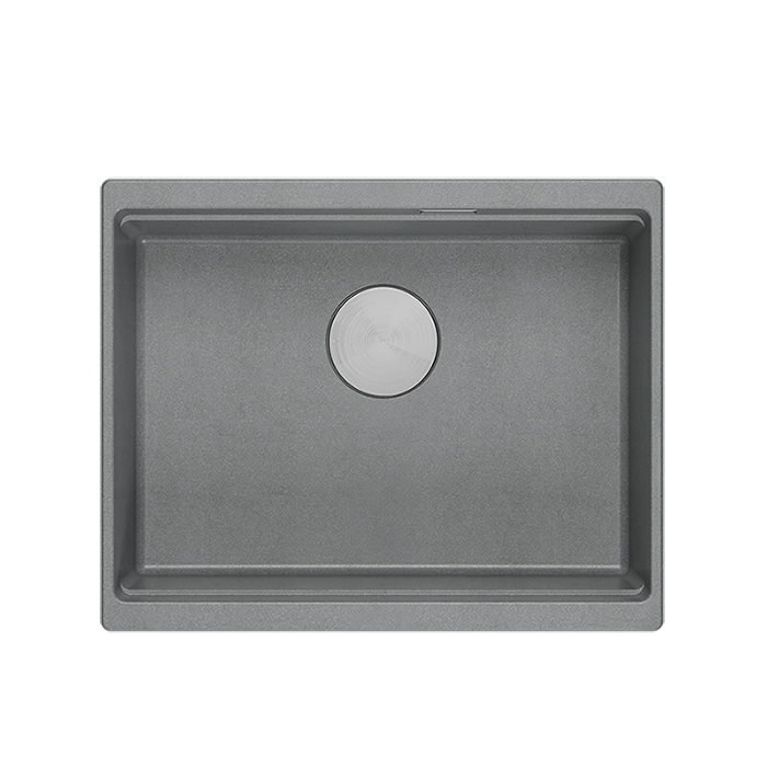 Zlewozmywak granitowy QUADRON LOGAN 100 Silver Stone