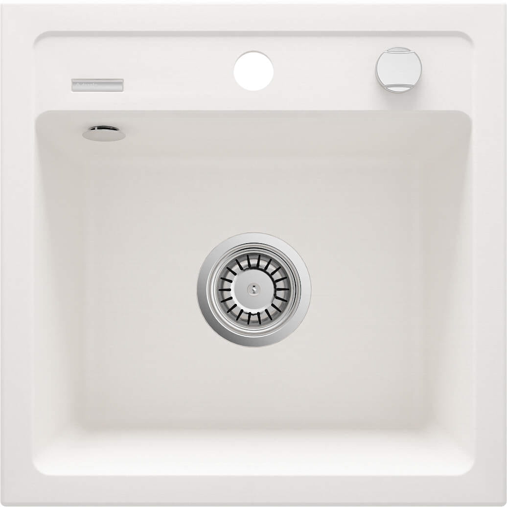 Deante Zlewozmywak granitowy ZORBA ALABASTER 1-komorowy