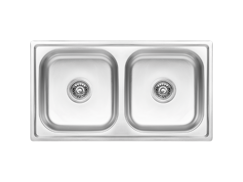 Rysunek techniczny zlewozmywaka stalowego STANDARD 78x43 Kuchinox