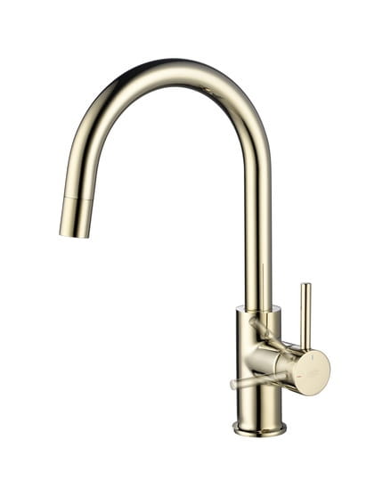 Bateria kuchenna zlewozmywakowa Blue Water Plaza M - Złoty