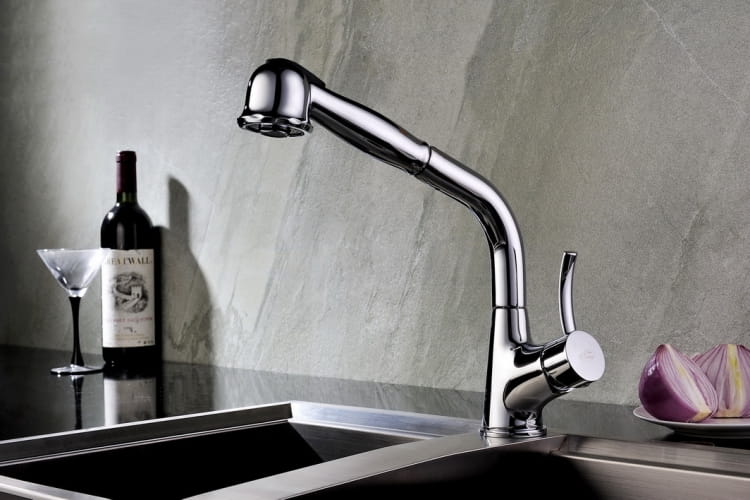 Bateria kuchenna zlewozmywakowa Blue Water Retra - Chrom