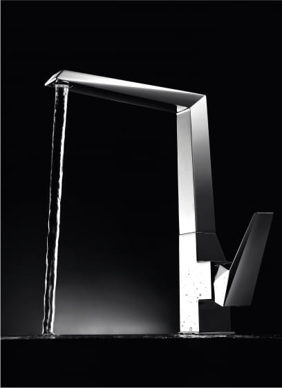 Bateria kuchenna zlewozmywakowa Blue Water Rok -  Chrom