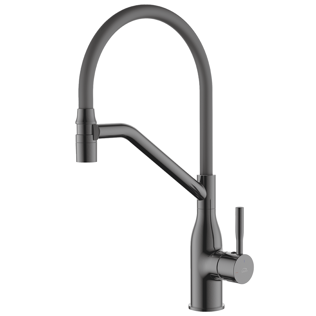 Bateria kuchenna stojąca z elastyczną wylewką COLINA grafit