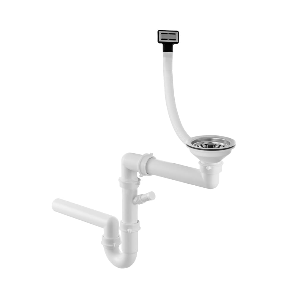 Zlewozmywak granitowy LAVRE QUADRO 70x50 widok z góry