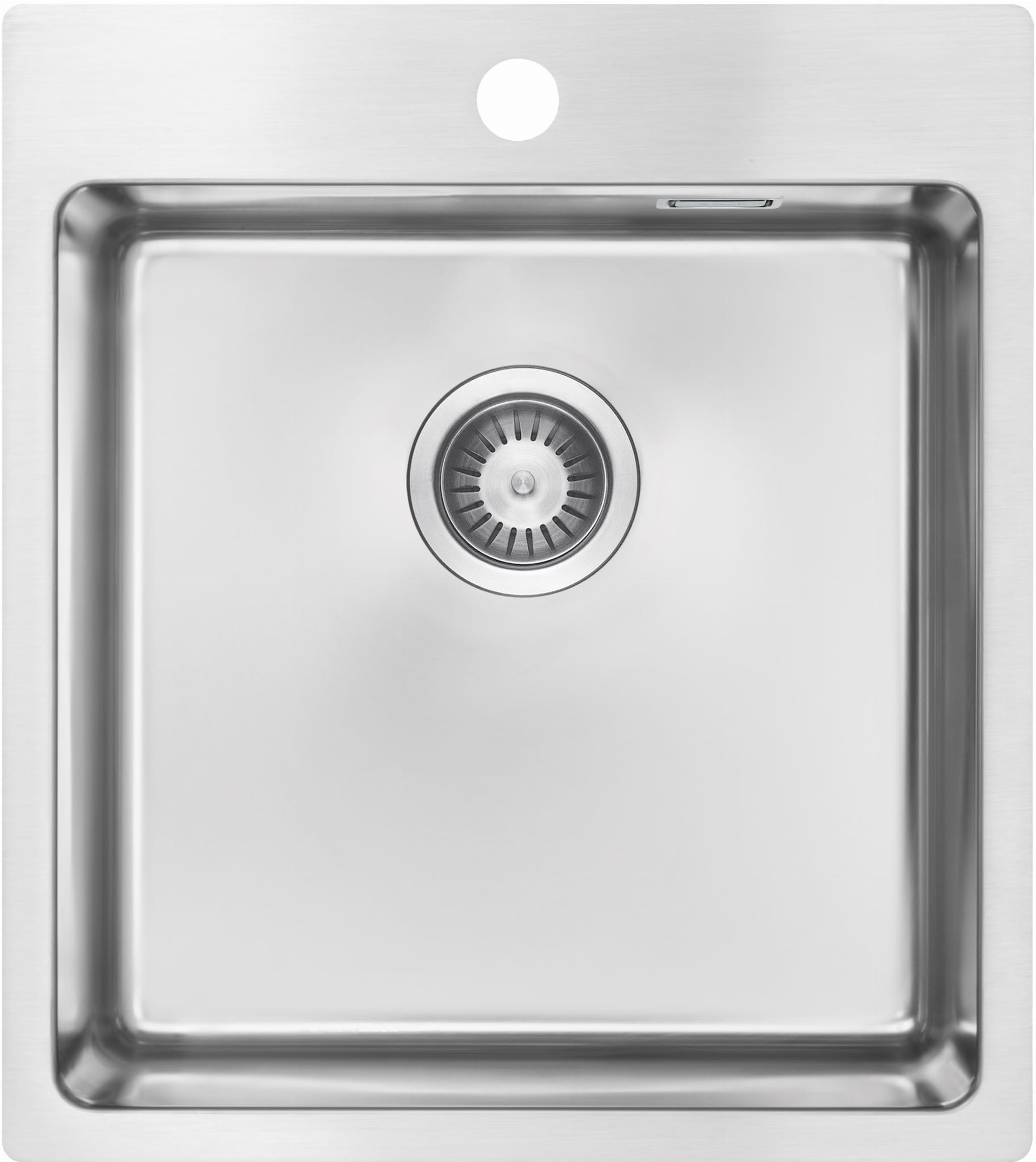 Deante Zlewozmywak stalowy OLFATO 450 x 505 x 200 STAL SZCZOTKOWANA 1-komorowy