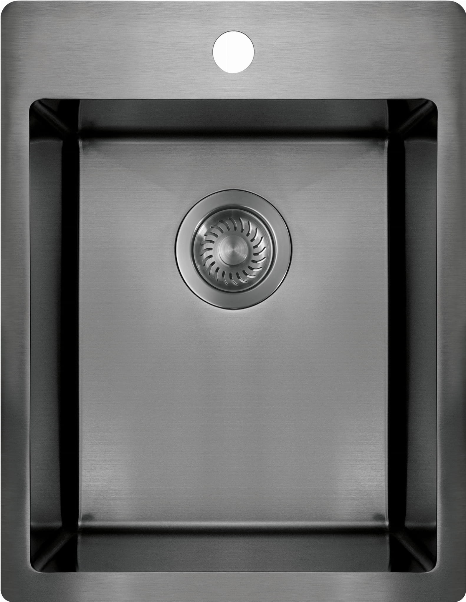 Deante Zlewozmywak stalowy OLFATO PRECIOUS 390 x 505 x 200 TITANIUM 1-komorowy