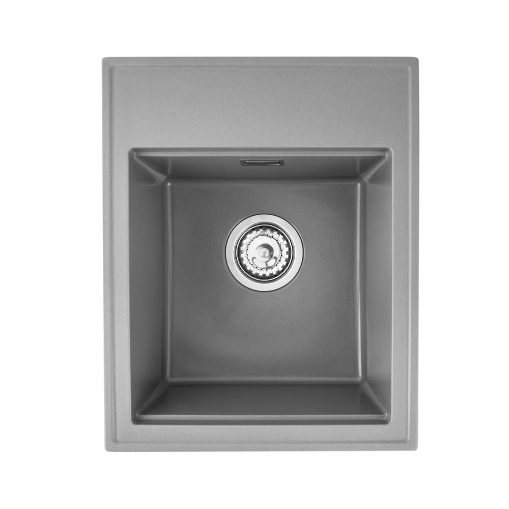 Zlewozmywak granitowy jednokomorowy MODERN SZARY 50x40